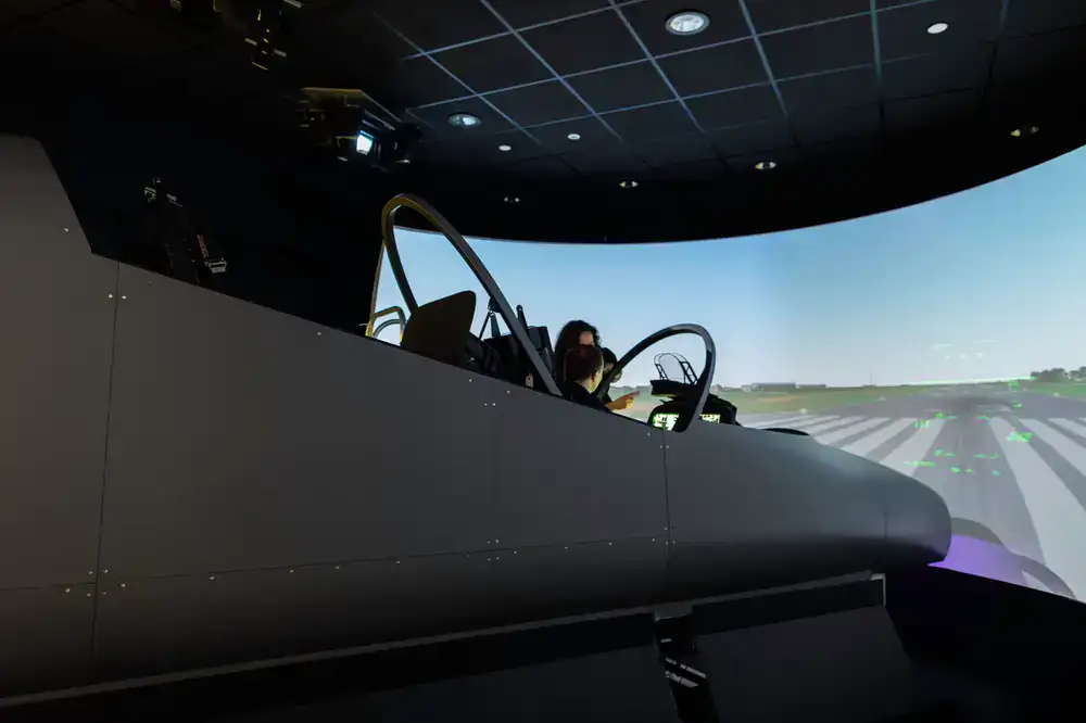 Flight simulator testing environment